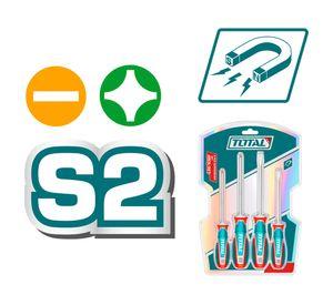 Juego destornillador 4 piezas