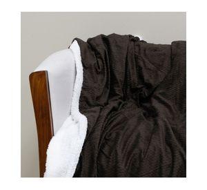Mantas Coral Pop Sherpa café 127x152 cm