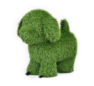 Figura decorativa pasto sintético Perro 42x23x45 cm