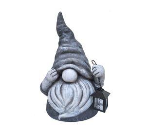Figura decorativa Gnomo lámpara 24x20x40 cm
