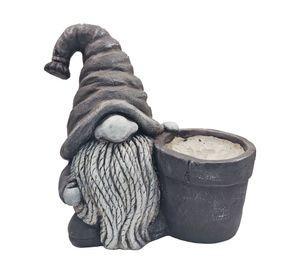 Figura decorativa Gnomo maceta 34x20x34 cm