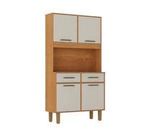 Mueble cocina alacena Pop canela/arena