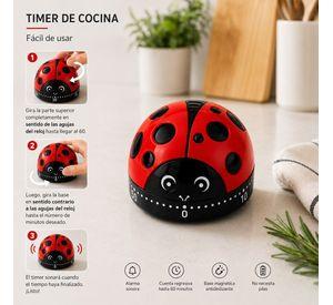 Timer para Cocina Lady Bug
