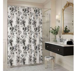 CORTINA DE BAÑO PREMIUM MAS FORRO 180X180 CM CB33