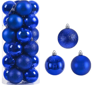 Esferas Bambalinas Para Árbol De Navidad Pack X20 5cm