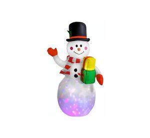 Muñeco de Navidad Houzer mkz-munenieve150 multicolor 150 cm x 65 cm x 100 cm