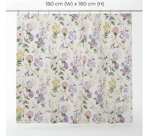 CORTINA DE BAÑO CON FORRO 180X180 CM CB34