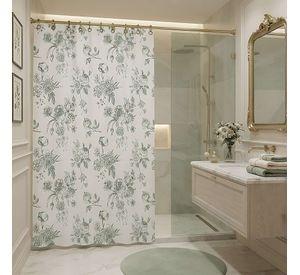 CORTINA DE BAÑO PREMIUM MAS FORRO 180X180 CM CB29