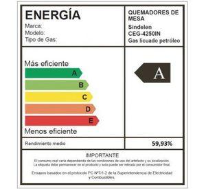 Encimera Gas Sindelen CEG-4250IN 2 Quemadores