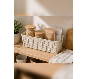 Canastilla Canasta Organizadora Multiusos Rattan 5.5 Litros