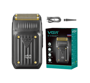 Afeitadora Profesional VGR Shaver V 363 Doble Hoja Negro