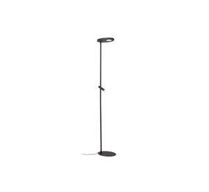 LAMPARA DE PIE ORTOLAN NEGRO LED DIMEABLE 12W CCT 2700K/4000K