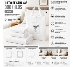 Juego de Sabanas MP 800 Hilos King