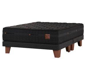 Cama europea Copper Black 2 plazas base dividida