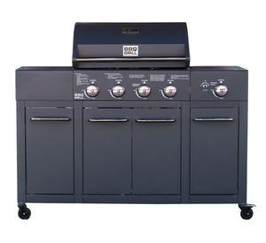 Parrilla a gas Buffalo grey 4 quemadores