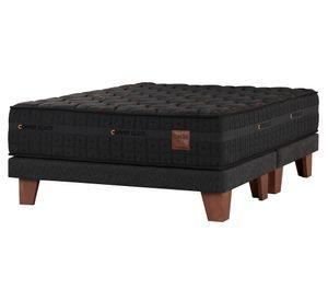 Cama europea Copper Black Súper King base dividida