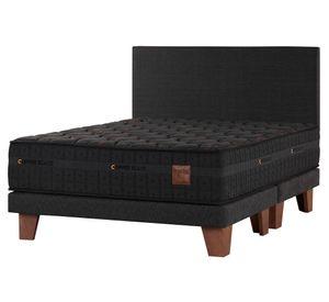 Cama europea Copper Black Súper King base dividida + respaldo