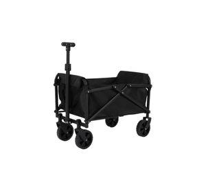 CARRITO PLEGABLE RUEDAS GRANDES 100KG PARA COMPRAS JARDIN Y CAMPING