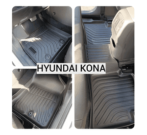Set Pisos Rigidos Bandeja Calce Perfecto Hyundai Kona 2024
