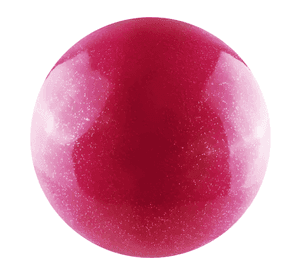 Balón uk time gimnasia rítmica goma glitter 15.2 cm Rosa