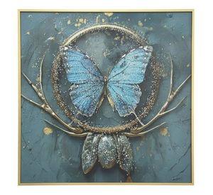 Cuadro Decorativo Pared Contemporáneo Mariposa Fantasía Jhn