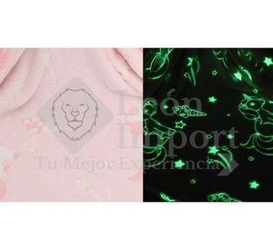 Manta Luminosa Frazada Mágica 1.5 Mts Brilla En La Oscuridad