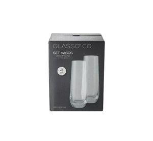 Set 4 Vasos Champagne Espumante 280ml