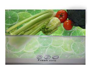 Pack Revestimiento Vinílico para Refrigerador verde y un rollo vinilico transparente Zip N´Fit