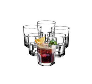 Set 6 Vasos Whisky Casablanca 225 Cc