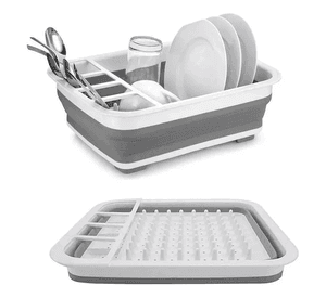 Escurridor cocina platos plástico plegable