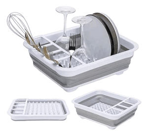 Escurridor cocina platos plástico plegable