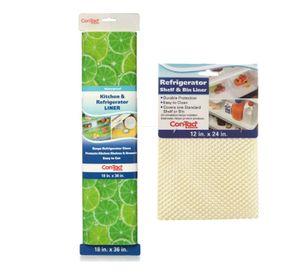 Pack Revestimiento Vinílico Protector para Refrigerador Verde y Malla Blanca