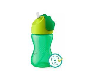 Vaso 300 ml sorbete tapa +12M anti derrame, color verde