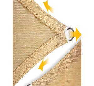 TOLDO VELA DE LONA 5 X 5 X 5 TRIANGULAR PARA SOMBRA PARASOL