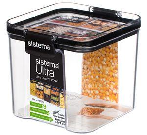 Contenedor ULTRA cuadrado 700 ml. Sistema