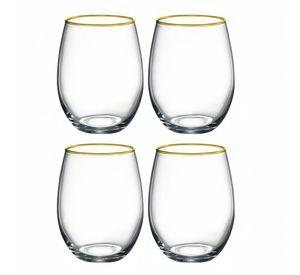 SET 4 COCKTAIL GLASSO