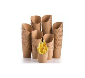 100 Vasos Desechables Patatas Fritas 14oz