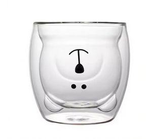 Taza Mug Doble vidrio Oso Sakura 250ML T-00032-1