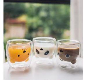 Taza Mug Doble vidrio Oso Sakura 250ML T-00032-1