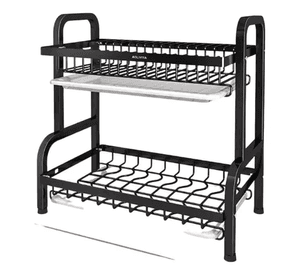 Escurridor platos 2 niveles desmontable loza rack