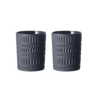 Set 2 Vasos Ethno Black Nachtmann