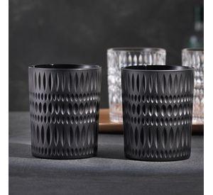 Set 2 Vasos Ethno Black Nachtmann