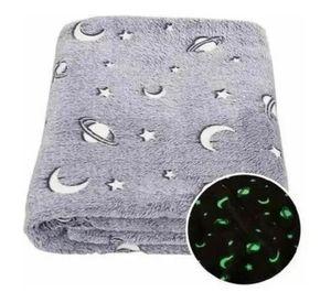 Manta Luminosa Frazada Mágica 1.5 Mts Brilla En La Oscuridad