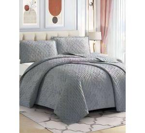 CUBRECAMA QUILT TUFTING DE LUJO SUAVE 2 PLAZAS p08