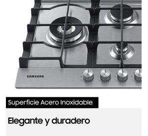 Encimera a Gas 5 quemadores Gris