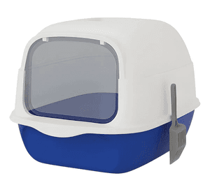 Arenero Para Gatos Roro Cerrado Baño Sanitario Caja Arena Gato Roro Color Azul - 1000245