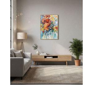 Cuadro Decorativo Floral Abstracto Adorno Hogar Pared Jhn