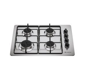 Encimera a Gas 4 Platos Encendido Automático KM4NX Inox