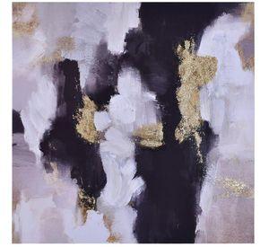 Cuadro Decorativo Abstracto Gold 80 x 80
