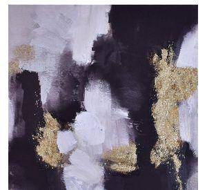 Cuadro Decorativo Abstracto Gold 80 x 80